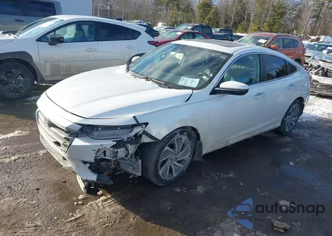 2021 Honda Insight Touring z USA, uszkodzony, nr VIN 19XZE4F98ME005319